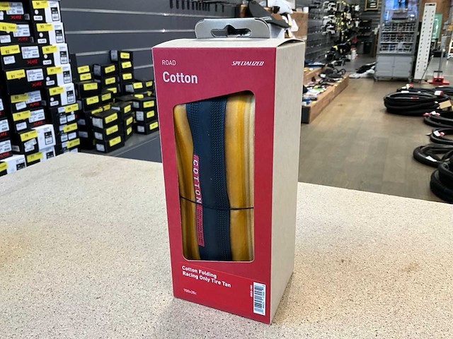 Specialized road cotton folding racing fietsband - 700x28c (2x) - afbeelding 1 van  3