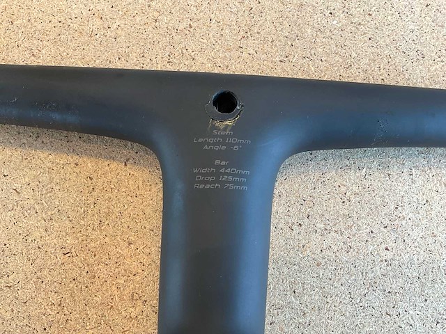 Specialized roval alpinist road cockpit carbon fietsstuur - 31.8x44cm - afbeelding 7 van  8