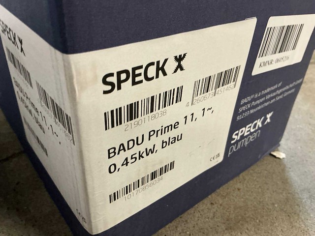Speck badu prime 11 gebruikte zwembadpomp - afbeelding 2 van  6