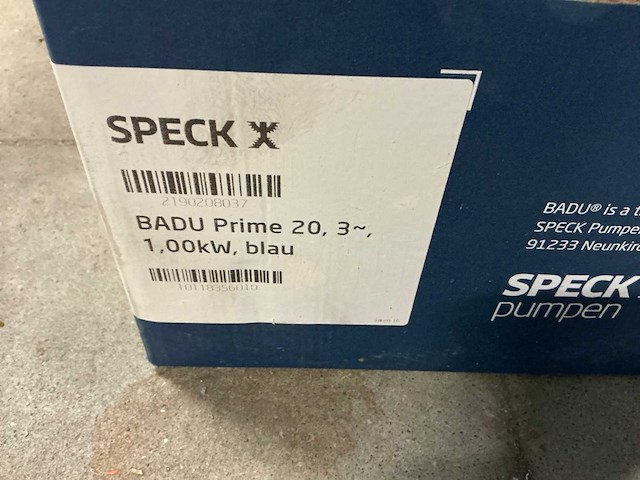 Speck badu prime 20 gebruikte zwembadpomp - afbeelding 2 van  4