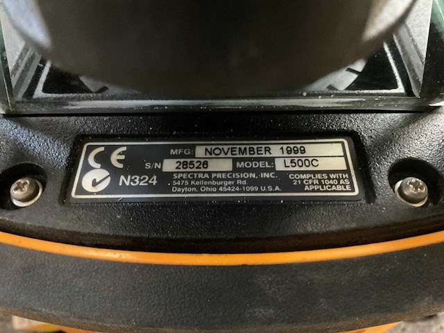 Spectra precision l500c bouwlaser - afbeelding 3 van  3