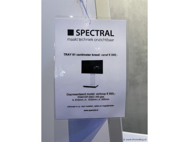 Spectral tv-meubel model tray - 61x103x50cm - afbeelding 4 van  4