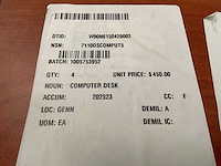 Spectrum ecs 36” leavenworth desk (2x) - afbeelding 3 van  3