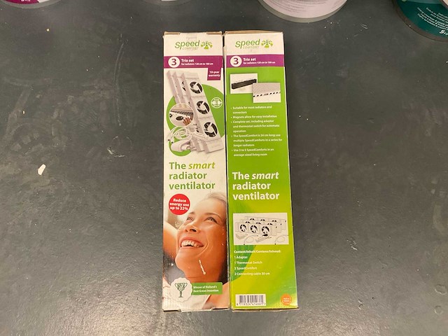Speed comfort verwarmingsventilator (2x) - afbeelding 1 van  1