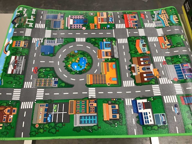 Speed track - auto speelkleed (276x) - afbeelding 1 van  8