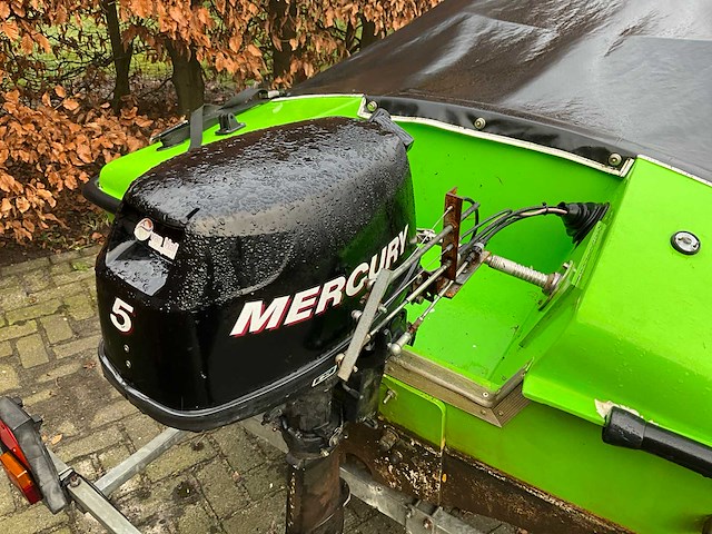 Speedboot - pega boottrailer + 5 pk mercury - speedboot - afbeelding 7 van  40