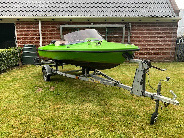 Speedboot - pega boottrailer + 5 pk mercury - speedboot - afbeelding 12 van  40