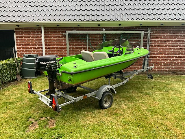 Speedboot - pega boottrailer + 5 pk mercury - speedboot - afbeelding 23 van  40