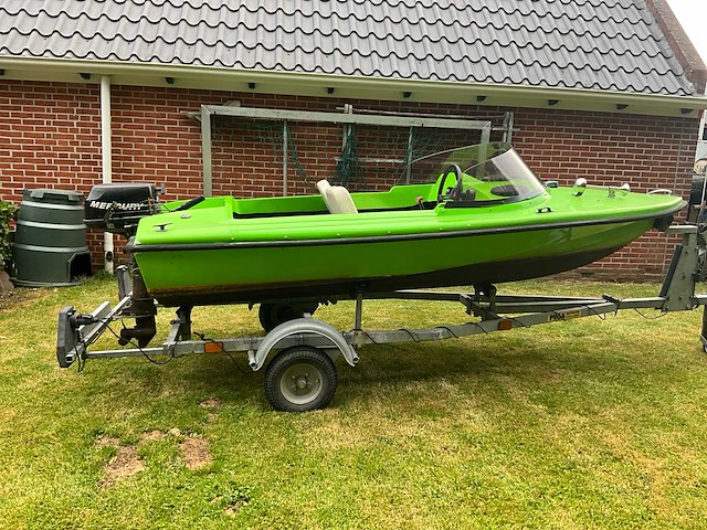 Speedboot - pega boottrailer + 5 pk mercury - speedboot - afbeelding 36 van  40