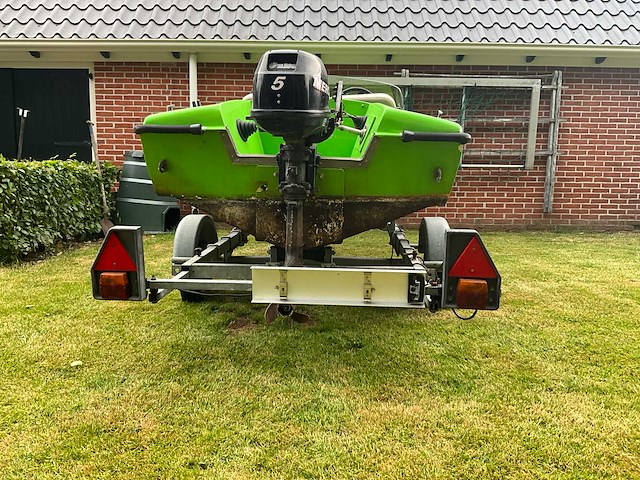 Speedboot - pega boottrailer + 5 pk mercury - speedboot - afbeelding 2 van  40