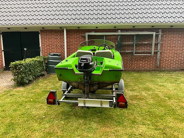 Speedboot - pega boottrailer + 5 pk mercury - speedboot - afbeelding 34 van  40