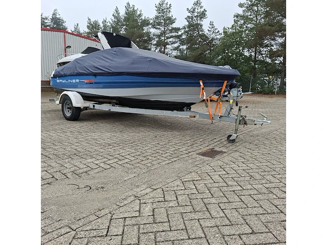 Speedboot met trailer, bayliner, 1850 capri bowride, 1992 - afbeelding 1 van  63