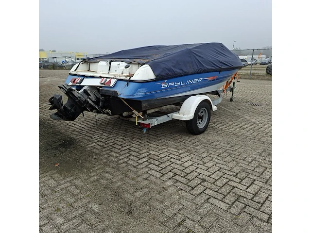 Speedboot met trailer, bayliner, 1850 capri bowride, 1992 - afbeelding 62 van  63