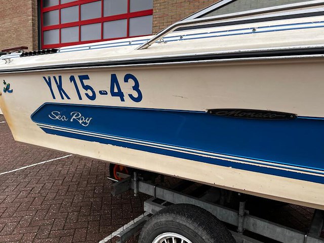 Speedboot met trailer, sea ray, monaco, 1987 - afbeelding 22 van  32