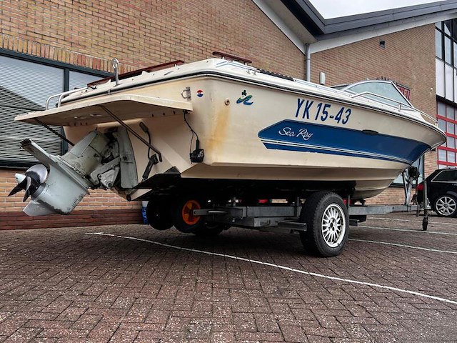 Speedboot met trailer, sea ray, monaco, 1987 - afbeelding 30 van  32