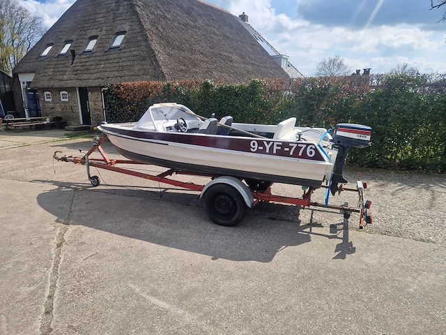 Speedboot met trailer - afbeelding 4 van  9