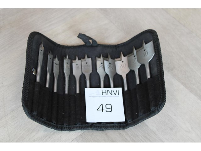 Speedborenset heller 11-delig. maten 10 t/m 40 mm. - afbeelding 1 van  2