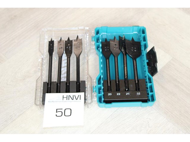 Speedborenset makita 8-delig. maten 12 t/m 32 mm. - afbeelding 1 van  2