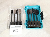 Speedborenset makita 8-delig. maten 12 t/m 32 mm. - afbeelding 1 van  2