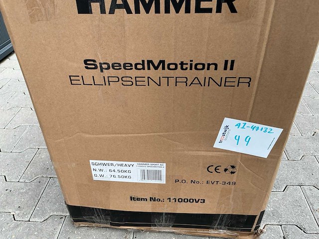 Speedmotion ii - elliptische trainer - stepper - afbeelding 5 van  13