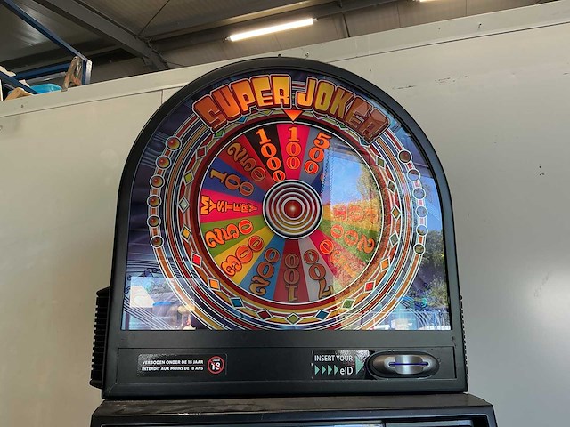 Speelautomaat “super joker” met kruk - afbeelding 10 van  16