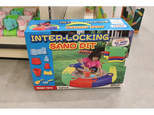 Speelbak funny toys diameter 90cm - afbeelding 1 van  2
