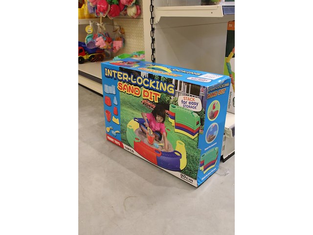 Speelbak funny toys diameter 90cm - afbeelding 2 van  2