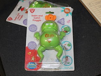 Speelgoed zwemkikker met trekkoord 1x in ds t - afbeelding 3 van  3