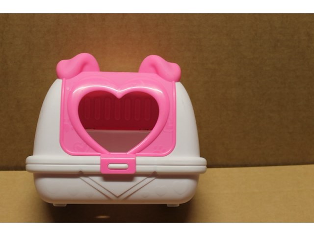 Speelreismand rose wit 1x in krat e - afbeelding 1 van  5