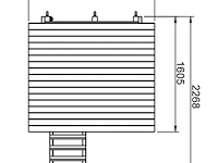 Speeltoestel beach hut, geschaafd grenen - afbeelding 3 van  3