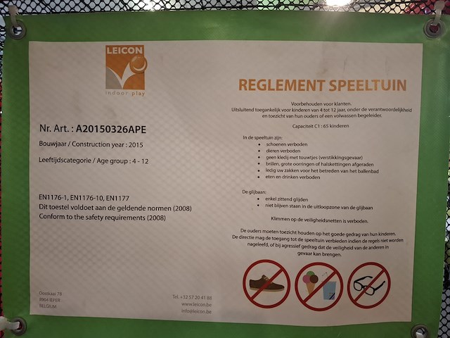 Speeltoestel, leicon, avonturenparcours - afbeelding 20 van  21