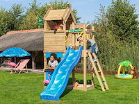 Speeltoestel met glijbaan - 240x320x240 cm - afbeelding 1 van  7