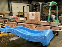 Speeltoestel met glijbaan - 240x320x240 cm - afbeelding 3 van  7