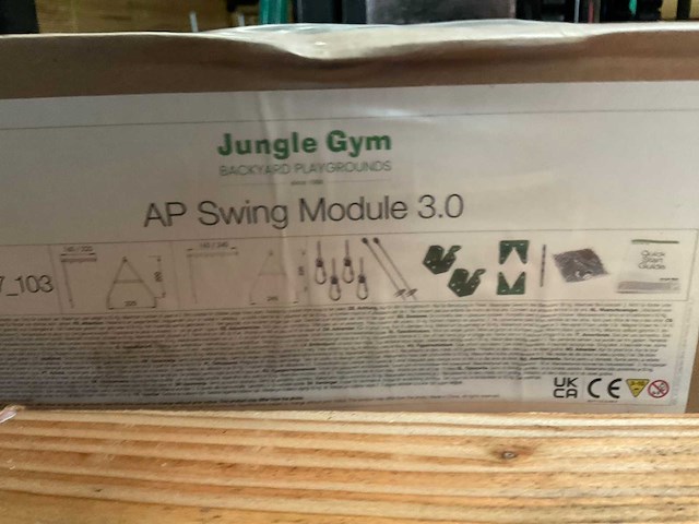 Speeltoestel met glijbaan - 240x320x240 cm - afbeelding 4 van  7