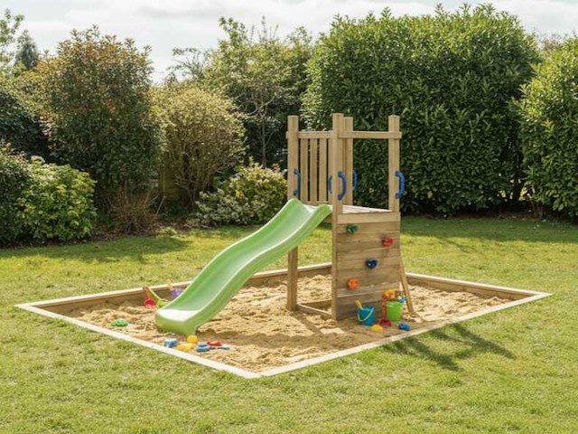 Speeltoestel met glijbaan 235x70x175cm - afbeelding 1 van  3