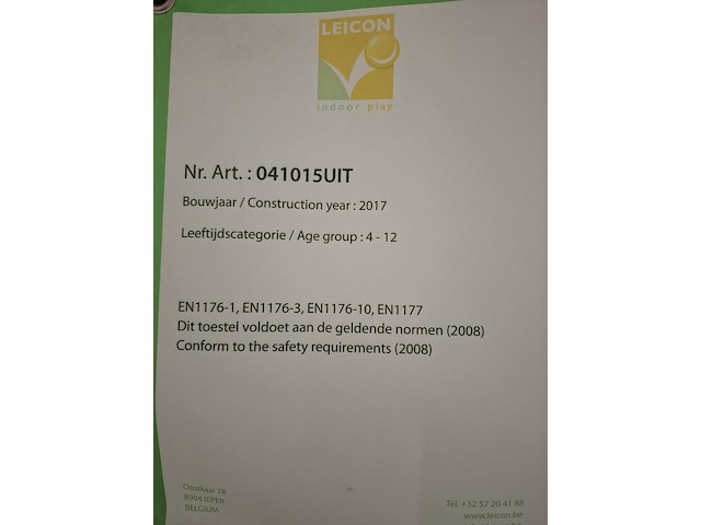 Speeltoestel met sportzone, leicon, funhouse - afbeelding 16 van  42