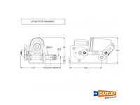 Speich 24v wiper motor - lp2420 - afbeelding 3 van  3