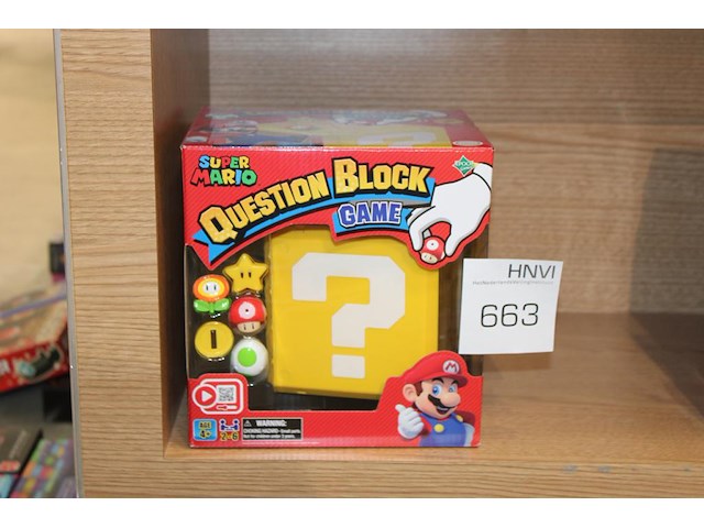 Spel super mario questionblock. - afbeelding 1 van  2