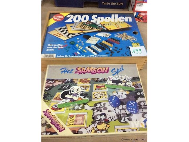 Spellen 3st (doos 200 spellen +) - afbeelding 1 van  3