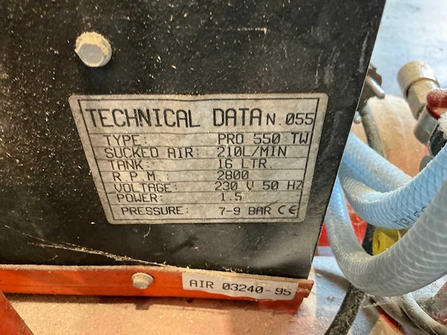 Spero pro 550 t.w. luchtcompressor - afbeelding 5 van  5