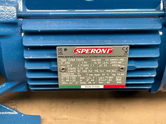 Speroni cam100\n centrifugaalpomp - afbeelding 3 van  3