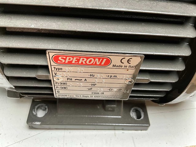 Speroni sm 80 vacuümpomp / elektromotor - afbeelding 5 van  5
