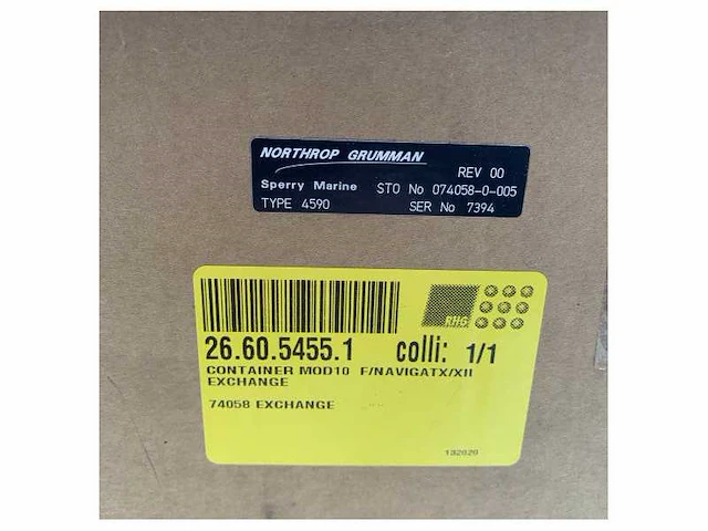 Sperry marine 4590 gyrocompass container - 074058-0000-005 - afbeelding 9 van  9