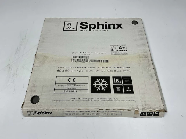 Sphinx - dark grey mat - 60 x 60 cm - vloertegel - 8,2m2 - afbeelding 6 van  7