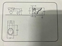 Sphinx 280 rimfree toilet met softclose toiletzitting - afbeelding 3 van  3