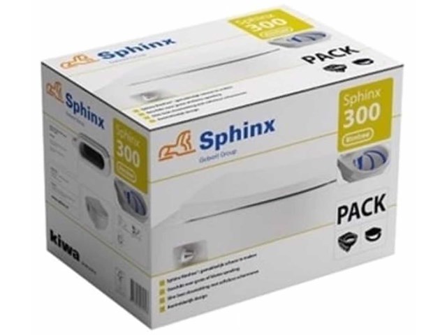 Sphinx 300 hangtoilet set rimfree - afbeelding 1 van  1