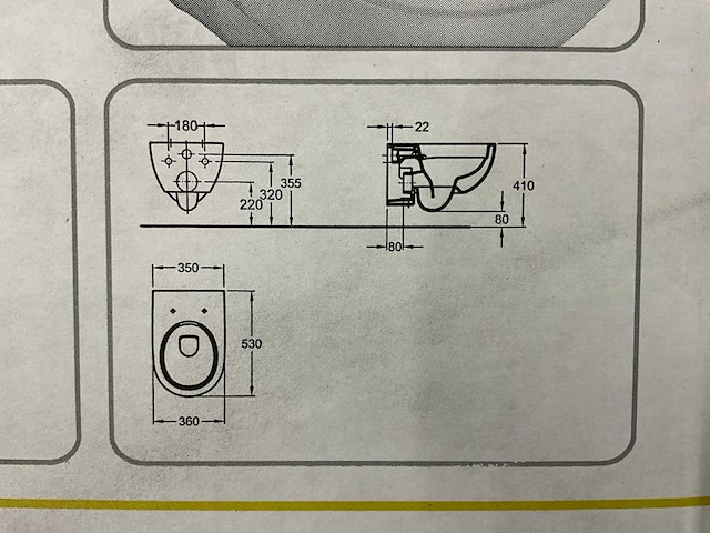 Sphinx 300 rimfree toilet met softclose toiletzitting - afbeelding 3 van  3