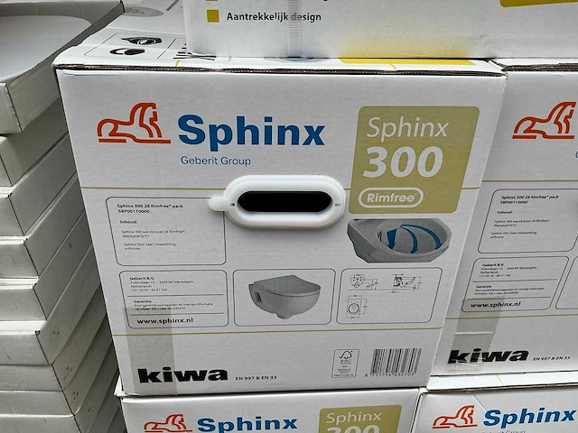 Sphinx 300 wandcloset (2x) - afbeelding 2 van  2