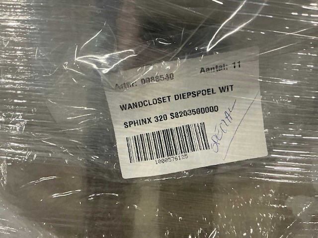 Sphinx 320 wandclosetpot diepspoel wit (11x) - afbeelding 7 van  8