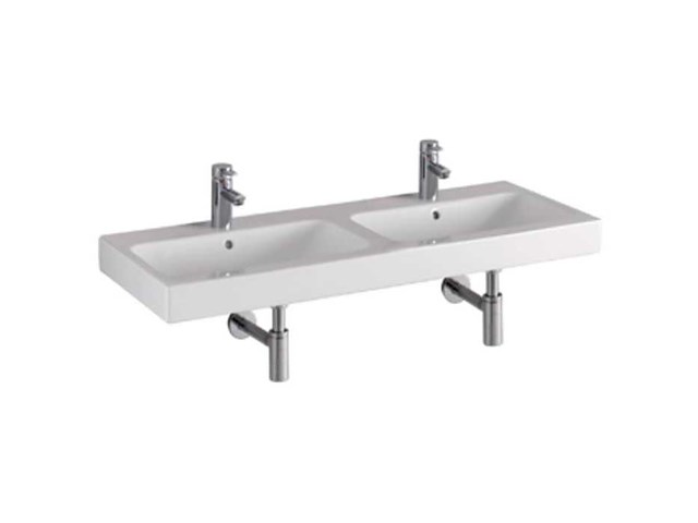 Sphinx 345 dubbele wastafel 120x48,5cm - afbeelding 1 van  3